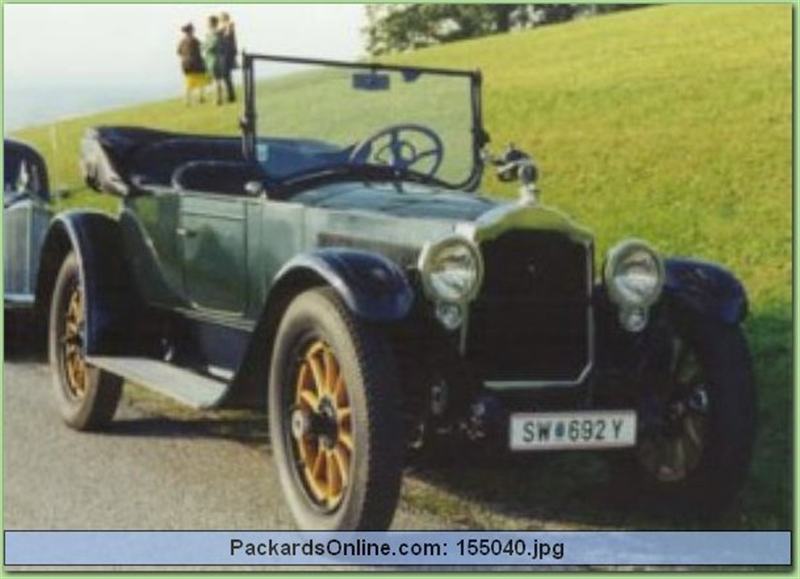1918 Packard Model 3-35 4 Pas Runabout