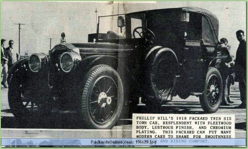 1918 Packard Model 3-35 Cab Sides Limo.
