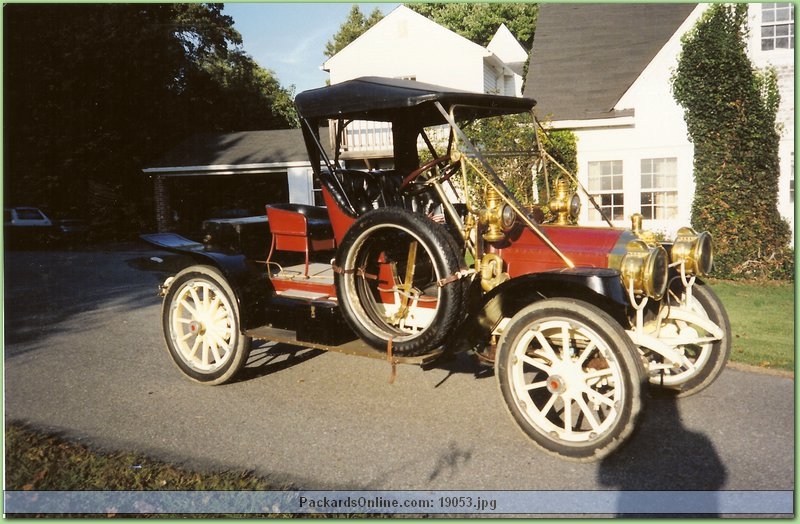 1911 Packard Model   18 Runabout