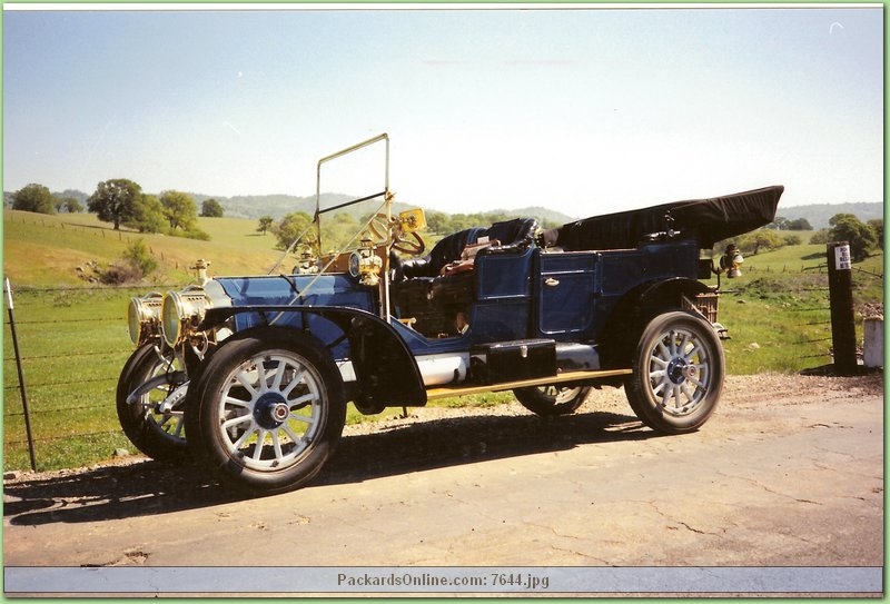 1909 Packard Model 30 5 Pas Touring