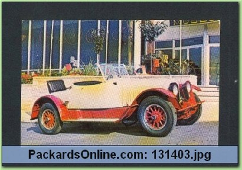 1917 Packard Model 2-25 2 Pas Runabout
