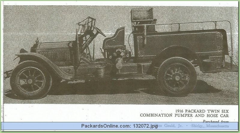 1917 Packard Model 2-25 Fire Engine