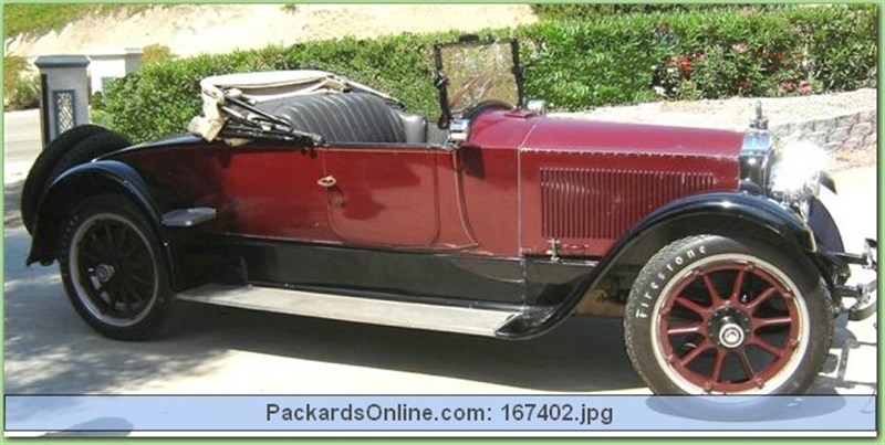 1922 Packard Model 3-35 Spec Runabout