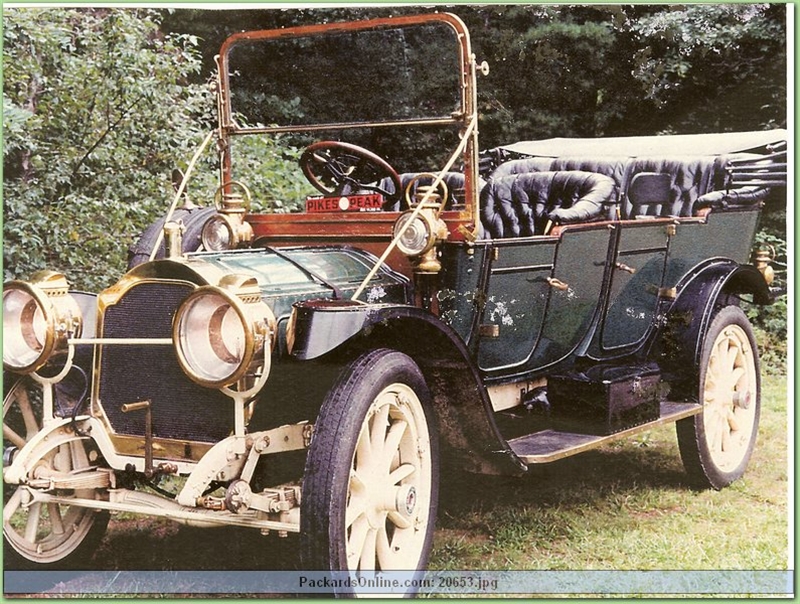 1912 Packard Model 30 7 Pas Touring