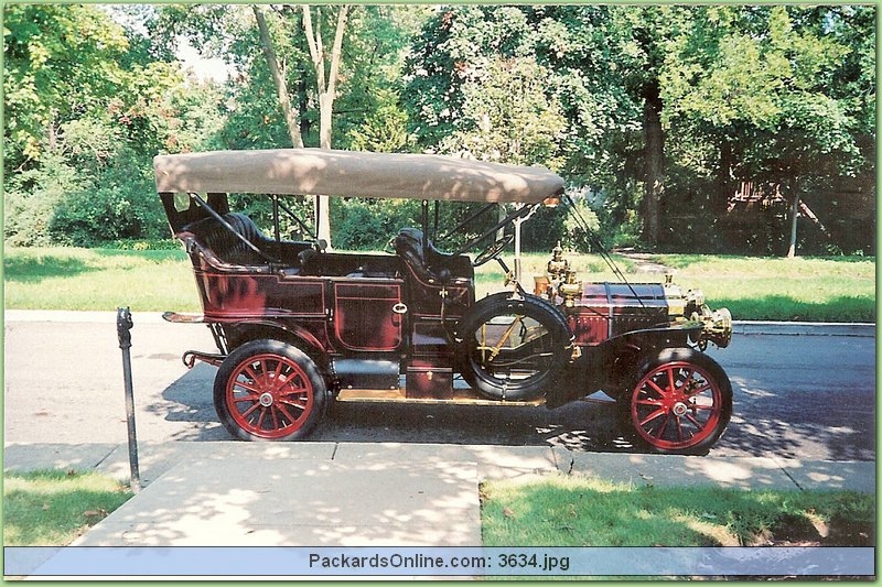 1907 Packard Model 30 7 Pas Touring