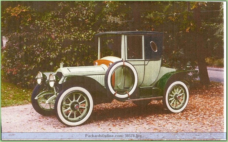1913 Packard Model 1-38 2 Pas Coupe