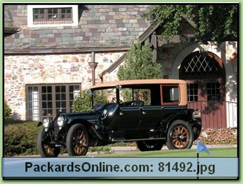 1916 Packard Model 1-35 7 Pas Limousine